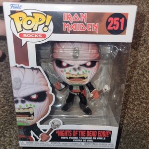 Funko Pop Iron Maiden Nights Of The Dead Eddie Figure #241